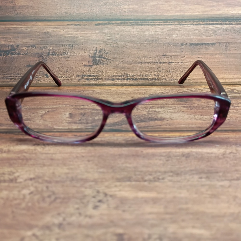 Vogue VO5129 2497 Purple Marble Eyeglass Frames 51-15-135 Filigree Detail